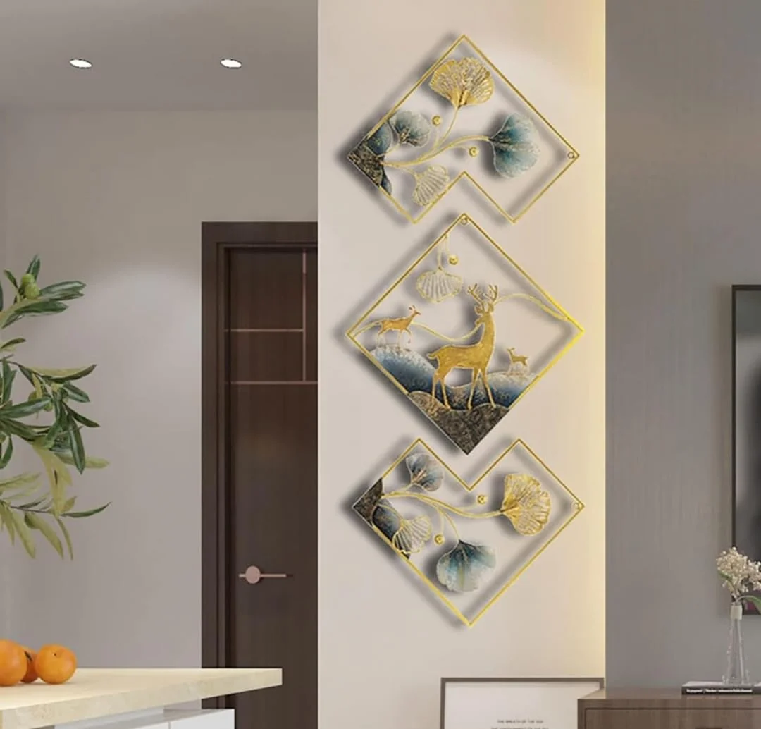 Elegant Deer Wall Art Set